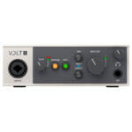 Universal Audio Volt 1: Interfaz de Audio USB-C, 1 in/2 outs, conversión profesional, previo micro vintage, alimentación bus, Mac, PC, iPad y iPhone. Distribuidor Oficial. En Stock