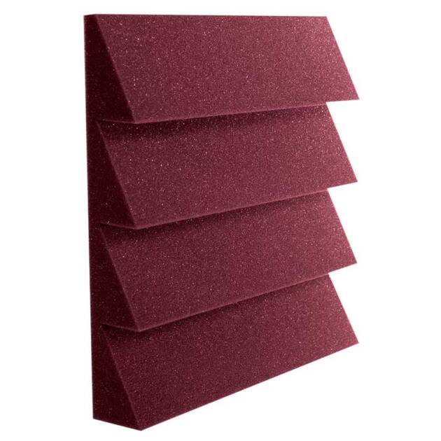 Auralex Studiofoam DST-114, paneles absorbentes de sonido, 5 cm de grosor, ideales para acondicionamiento acústico de salas pequeñas. Caja de 24 paneles.