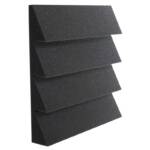 Auralex Studiofoam DST-114, paneles absorbentes de sonido, 5 cm de grosor, ideales para acondicionamiento acústico de salas pequeñas. Caja de 24 paneles.