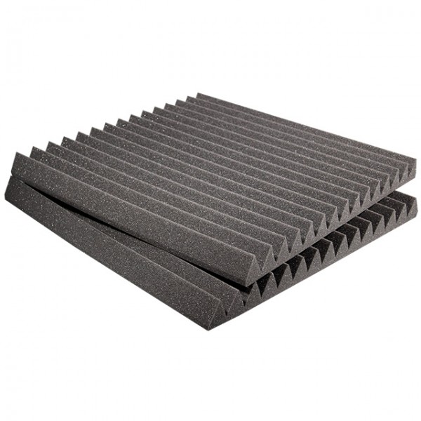 Auralex SCharcoal paneles absorbentes de sonido de 5 cm de grosor, ideales para acondicionamiento acústico de salas. Caja de 12 paneles.