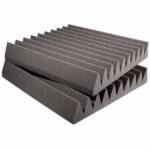 Auralex Studiofoam Wedges Charcoal, paneles absorbentes de sonido de 10 cm de grosor, ideales para acondicionamiento acústico de salas. Caja de 6 paneles.