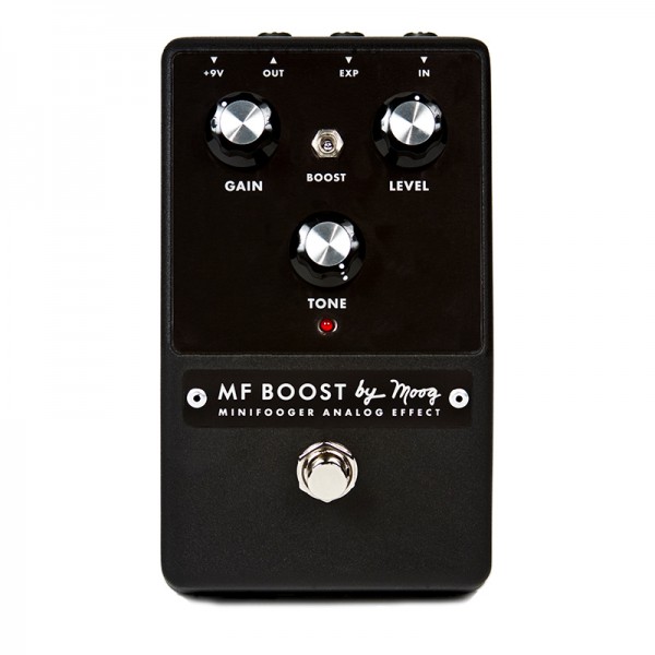 Moog MF Boost pedal de efecto Boos: realza el tono de tu instrumento con una extraordinaria calidez analógica