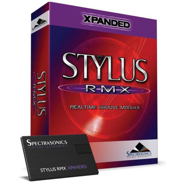 Spectrasonics Stylus RMX Xpanded es un instrumento virtual para la producción e interpretación de grooves que combina un diseño avanzado con una biblioteca de muestras Xpander con 14 GB de sonidos, 500 Multi Grooves, 250 kits, efectos integrados, mezclador y Sound Design Suite.