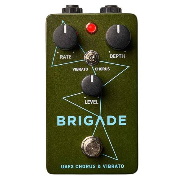 Universal Audio UAFX UAFX Brigade Chorus & Vibrato es un pedal de efectos chorus y vibrato vintage para guitarra perfectamente emulados