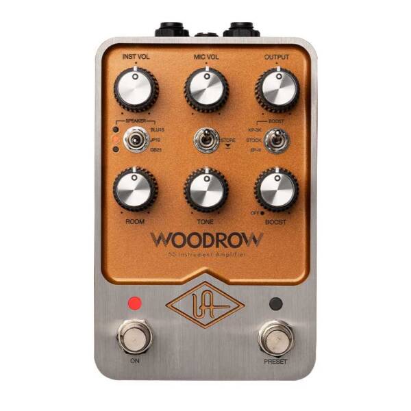 Universal Audio UAFX Woodrow '55, pedal de emulación de pantallas y amplificadores.
