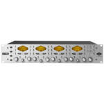 Universal Audio 4-710D Twin-Finity es un preamplificador de micrófono de cuatro canales que combina sonidos clásicos de válvulas y transistores, con compresión estilo 1176 y conversión A/D profesional.