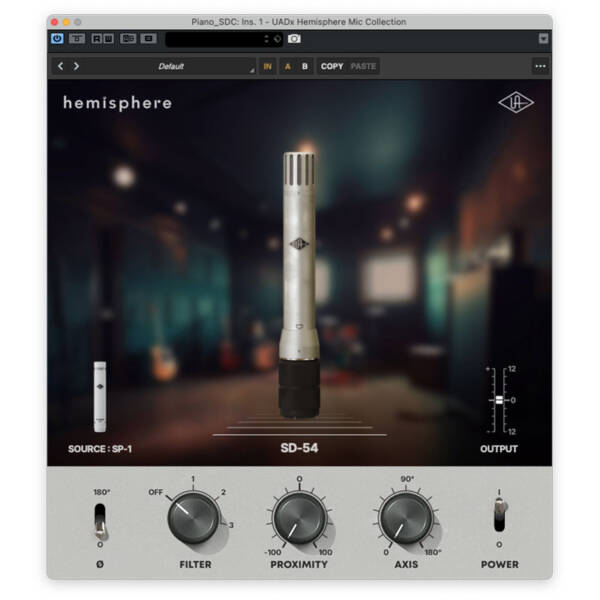 Universal Audio SP-1 incluye un par de micrófonos de condensador de diafragma pequeño emparejados que cuentan con patrón polar cardioide, software de modelado de micrófono Hemisphere y un completo conjunto de accesorios.