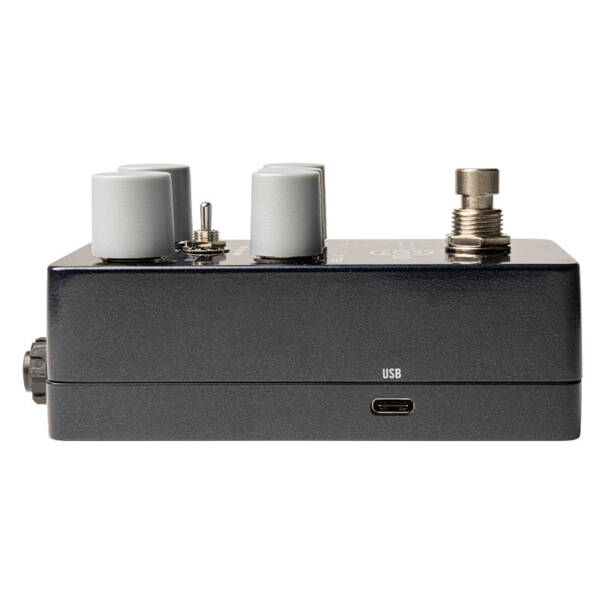 Universal Audio UAFX Orion Tape Echo es un pedal de efecto delay que ofrece una fiel recreación del legendario delay Maestro Echoplex EP-3, con 3 modelos diferentes de EP-3, modelo 1:1 de la unidad original