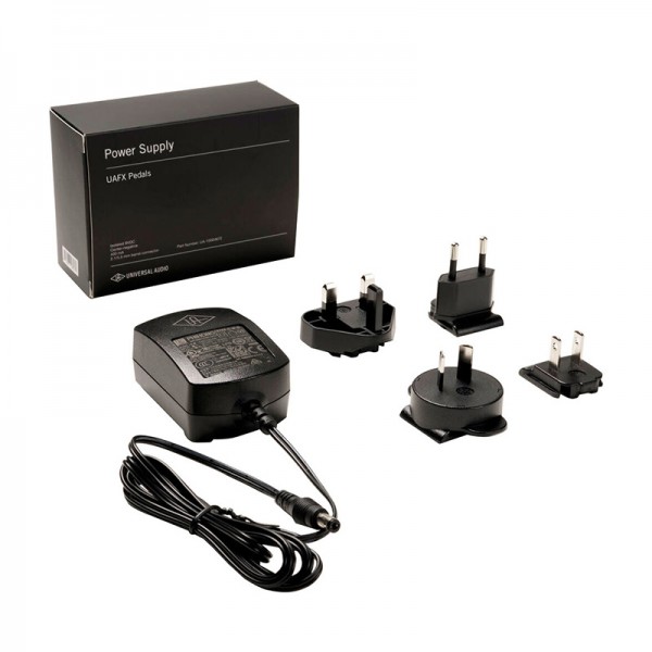 Universal Audio UAFX Power Supply, fuente de alimentación para pedales UAFX que ofrece una alimentación de corriente aislada de 9 voltios segura y estable.