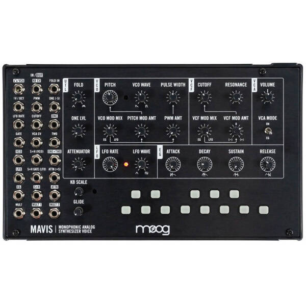 Moog Mavis, sintetizador analógico monofónico semimodular que brinda una opción flexible y accesible para sumergirse en la síntesis modular
