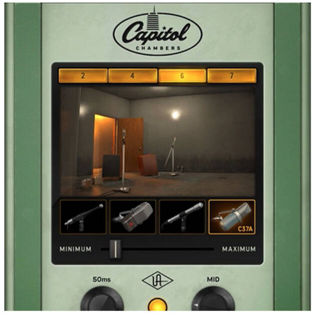 Universal Audio Capitol Chambers es un plug-in que emula las preciadas cámaras de eco subterráneas de los estudios Capitol.