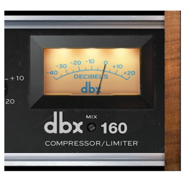 Universal Audio dbx 160 Compressor/ Limiter: plug-in de emulación que te permite experimentar la peculiar compresión VCA del hardware vintage.