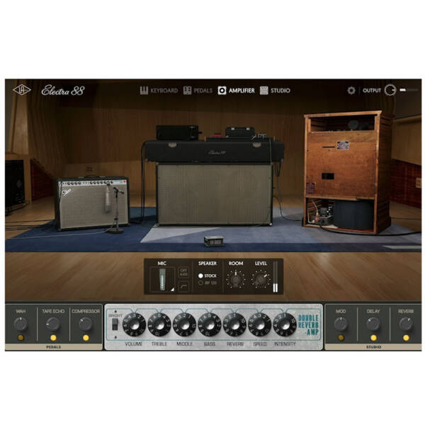 Universal Audio Electra 88 Vintage Keyboard Studio, plug-in de emulación de un piano eléctrico Rhodes de 1974.