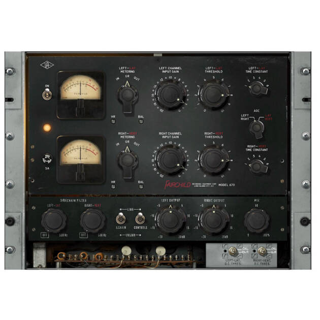 Universal Audio Fairchild Tube Limiter Collection te proporciona herramientas para añadir a tus pistas y mezclas la calidez y el carácter clásicos de Fairchild a través de los modelos 670 y 660.