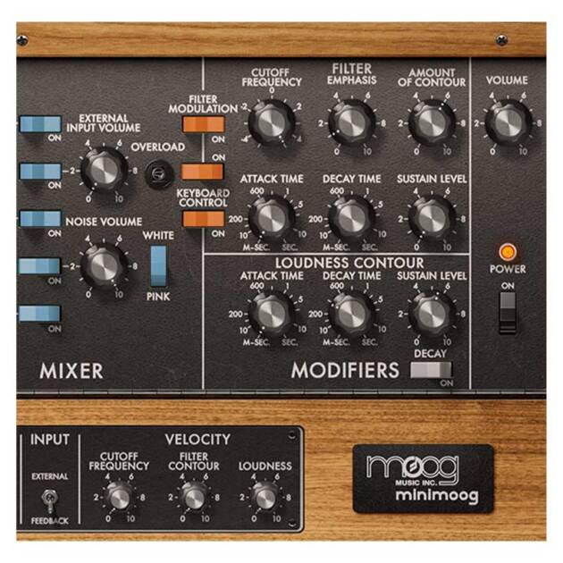 Universal Audio Moog Minimoog, plug-in de emulación fiel del legendario sintetizador Minimoog Model D