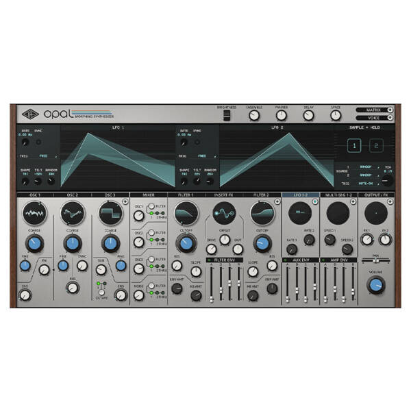 Universal Audio Opal Morphing Synthesizer, plugin de emulación de sintetizador wavetable