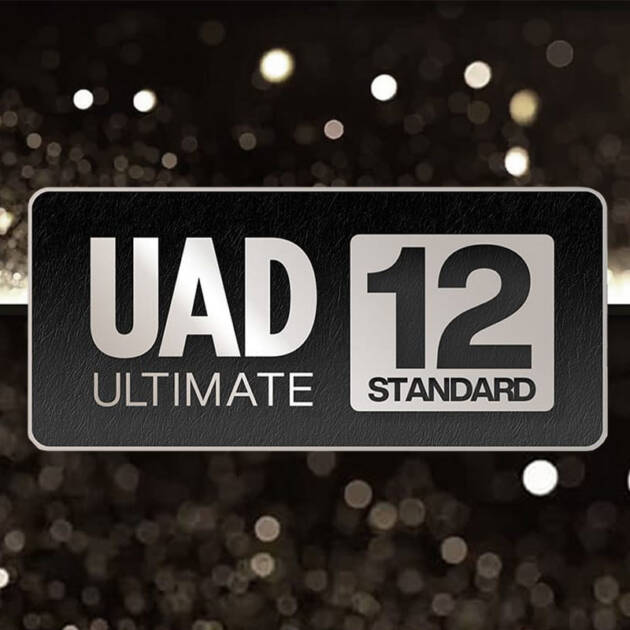 Universal Audio UAD Ultimate 12 Standard es un paquete extenso de más de 100 plug-ins desarrollados por UA, que incluye los títulos UAD más premiados, conocidos por su calidad en la emulación de hardware analógico e instrumentos.