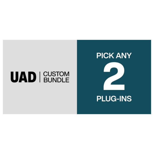 Universal Audio UAD Custom 2 Bundle es un paquete de plug-ins UAD con 2 plug-ins a escoger, compatibles con Mac/PC, VST, AU, AAX, RTAS.