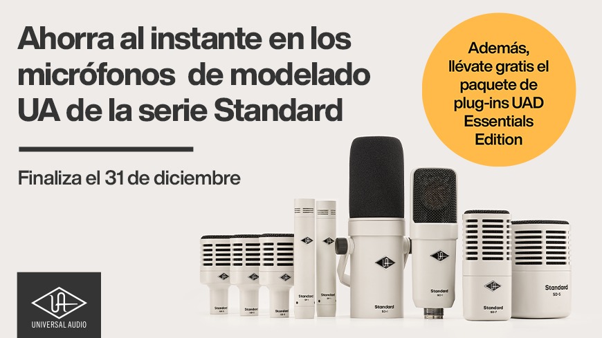 Desde el 1 de noviembre al 31 de diciembre de 2024, compra tu micrófono de la serie Standard con un descuento especial