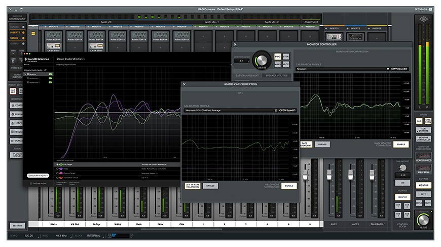 Apollo Monitor Correction: ajuste preciso de la respuesta de tus monitores y auriculares impulsado por Sonarworks