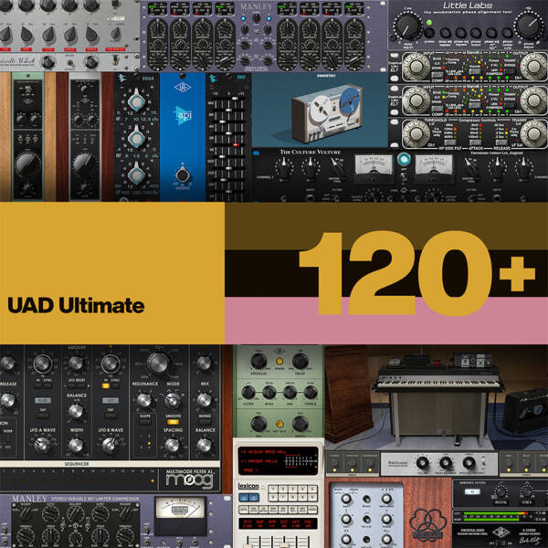 Universal Audio UAD Ultimate es un bundle de más de 120 plug-ins que reúne los títulos desarrollados por Universal Audio para la plataforma UAD.