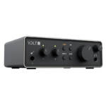 Universal Audio Volt 1 Gen 2 es una interfaz de audio USB de 2 entradas y 2 salidas, con conversión de 32 bits/192 kHz, previo Tone Shaping y entrada Hi-Z para grabar voces e instrumentos simultáneamente