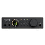 Universal Audio Volt 2 Gen 2 es una interfaz de audio USB de 2 entradas y 4 salidas, con conversión de 32 bits/192 kHz, dos previos Tone Shaping, pantalla Smart Display y funciones Auto-Gain y Clip Protection