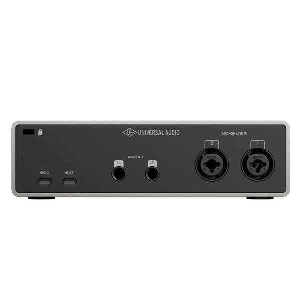 Universal Audio Volt 2 Gen 2 es una interfaz de audio USB de 2 entradas y 4 salidas, con conversión de 32 bits/192 kHz, dos previos Tone Shaping, pantalla Smart Display y funciones Auto-Gain y Clip Protection