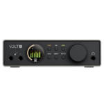 Universal Audio Volt 4 Gen 2 es una interfaz de audio USB de 12 entradas y 6 salidas, con conversión de 32 bits/192 kHz, dos previos Tone Shaping, entradas Hi-Z y expansión óptica ADAT o S/PDIF.